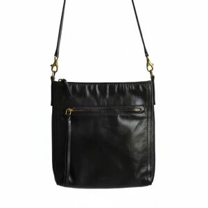 Fossil Black Leather Crossbody Bag